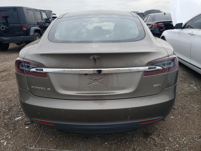5YJSA1E29FF113302 - 2015 TESLA MODEL S TAN photo 6