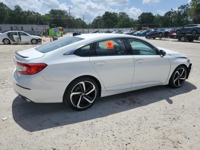 1HGCV1F34NA124054 - 2022 HONDA ACCORD SPORT WHITE photo 3