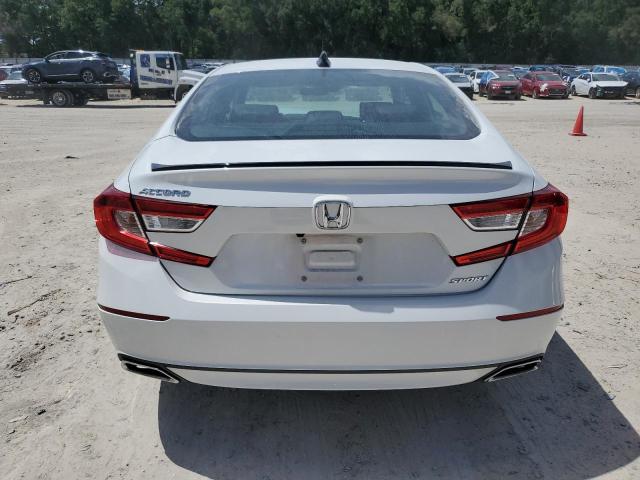 1HGCV1F34NA124054 - 2022 HONDA ACCORD SPORT WHITE photo 6
