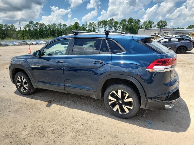 1V2LC2CA1MC223395 - 2021 VOLKSWAGEN ATLAS CROS SE BLUE photo 2