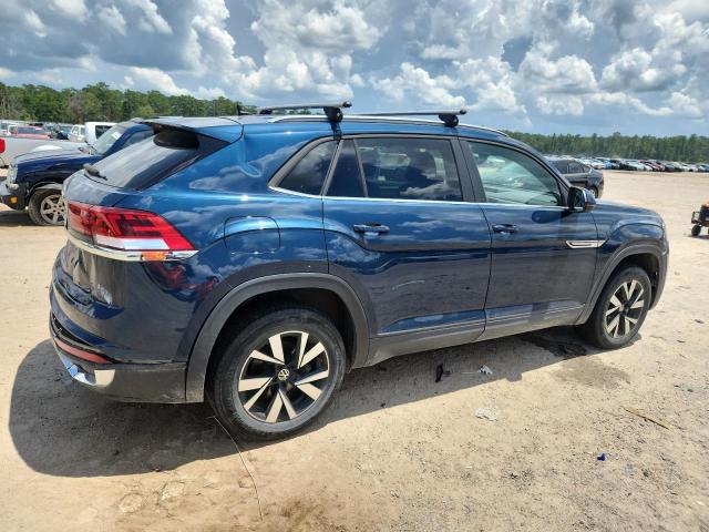 1V2LC2CA1MC223395 - 2021 VOLKSWAGEN ATLAS CROS SE BLUE photo 3