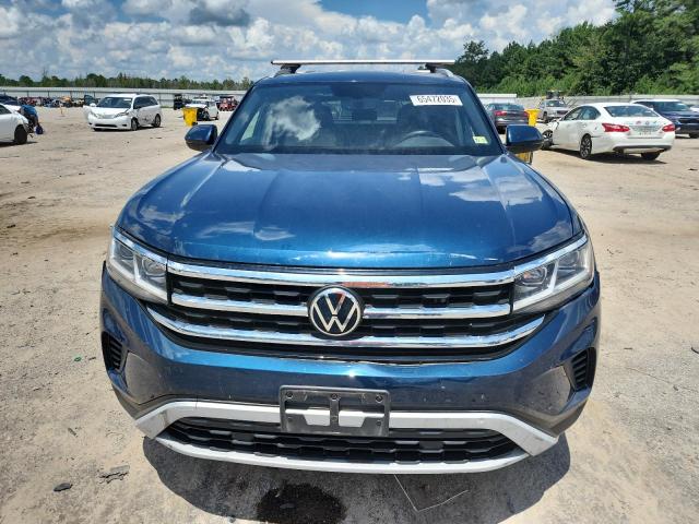 1V2LC2CA1MC223395 - 2021 VOLKSWAGEN ATLAS CROS SE BLUE photo 5