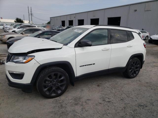 3C4NJCEB5MT556344 - 2021 JEEP COMPASS 80TH EDITION WHITE photo 1