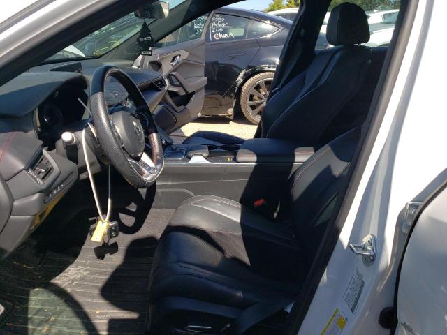 19UUB6F58MA007748 - 2021 ACURA TLX TECH A WHITE photo 7