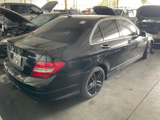 WDDGF8AB8DR279667 - 2013 MERCEDES-BENZ C 300 4MATIC BLACK photo 4