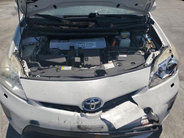 JTDKN3DU2F1997854 - 2015 TOYOTA PRIUS WHITE photo 11