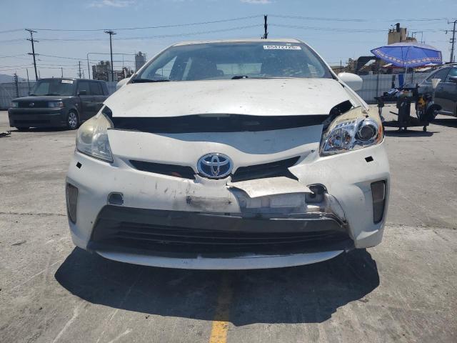 JTDKN3DU2F1997854 - 2015 TOYOTA PRIUS WHITE photo 5