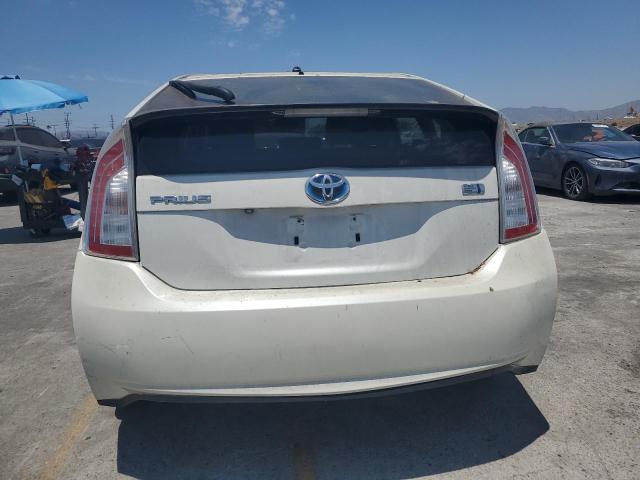 JTDKN3DU2F1997854 - 2015 TOYOTA PRIUS WHITE photo 6