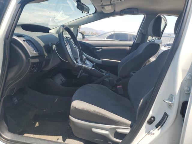 JTDKN3DU2F1997854 - 2015 TOYOTA PRIUS WHITE photo 7