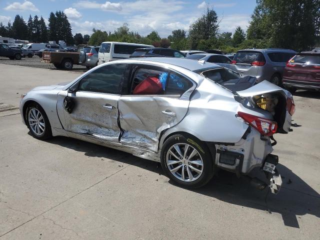 JN1BV7AR7FM404448 - 2015 INFINITI Q50 BASE SILVER photo 2