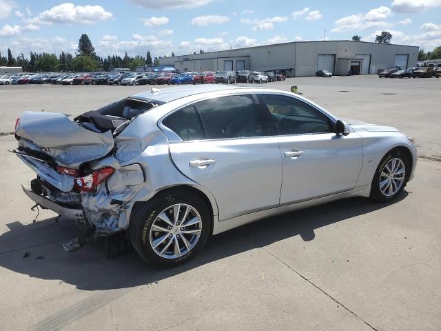 JN1BV7AR7FM404448 - 2015 INFINITI Q50 BASE SILVER photo 3