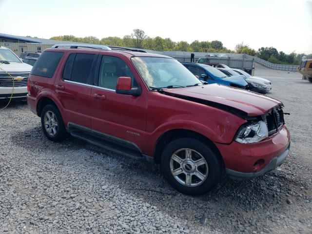 5LMEU68H44ZJ46225 - 2004 LINCOLN AVIATOR 勃艮第红 照片 4