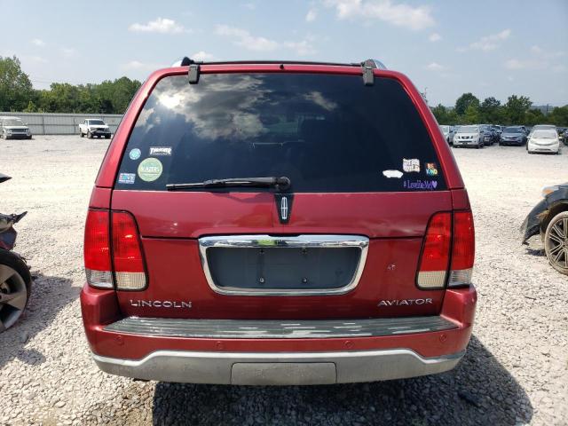 5LMEU68H44ZJ46225 - 2004 LINCOLN AVIATOR 勃艮第红 照片 6