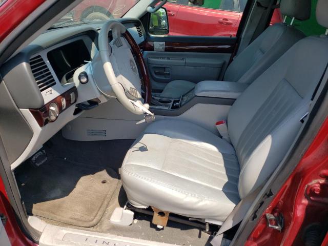 5LMEU68H44ZJ46225 - 2004 LINCOLN AVIATOR 勃艮第红 照片 7