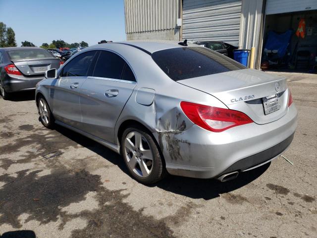WDDSJ4EB4GN366411 - 2016 MERCEDES-BENZ CLA 250 ვერცხლისფერი ფოტო 2