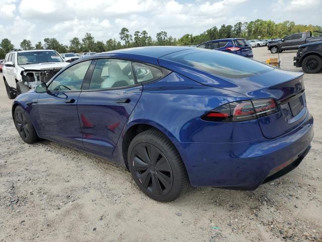 5YJSA1E5XNF489760 - 2022 TESLA MODEL S BLUE photo 2