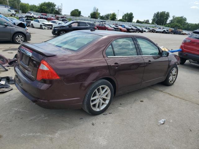 3FAHP0JG3CR193166 - 2012 FORD FUSION SEL BURGUNDY photo 3