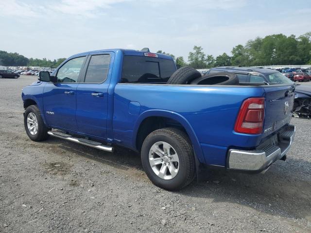 1C6SRFDTXKN820329 - 2019 RAM 1500 LARAMIE BLUE photo 2