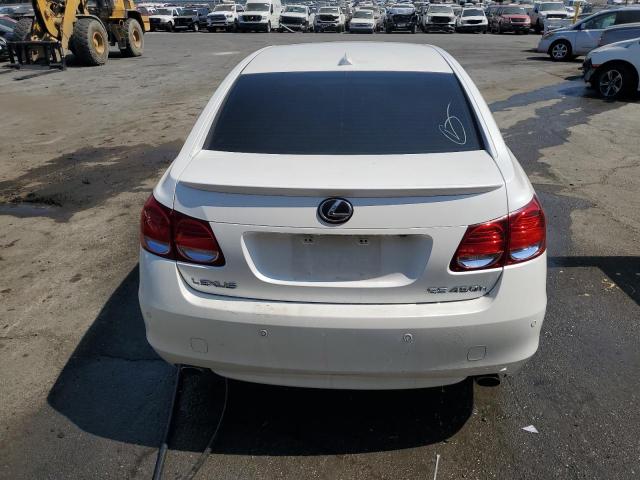 JTHBC96S095017991 - 2009 LEXUS GS 450H WHITE photo 6