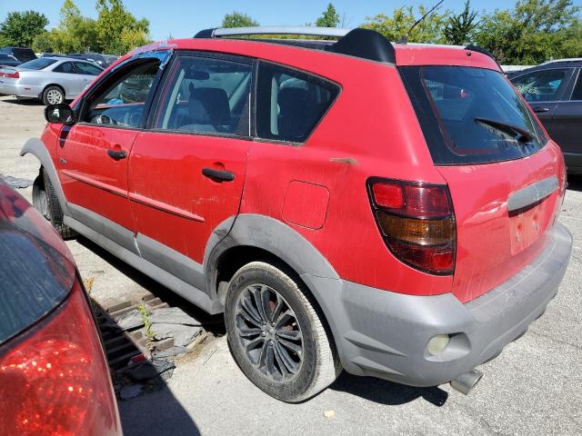 5Y2SL65806Z449832 - 2006 PONTIAC VIBE RED photo 2