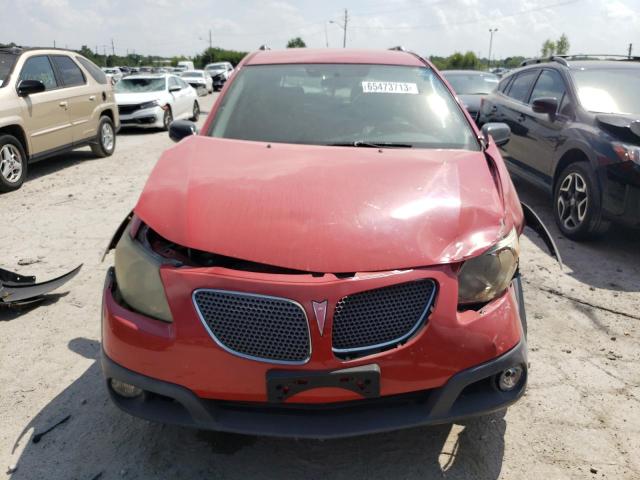 5Y2SL65806Z449832 - 2006 PONTIAC VIBE RED photo 5