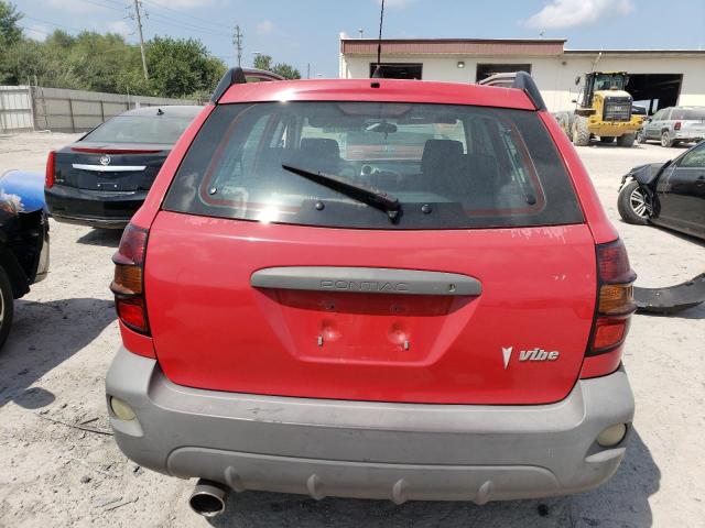 5Y2SL65806Z449832 - 2006 PONTIAC VIBE RED photo 6