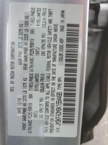 JM3KFADM8K1554496 - 2019 MAZDA CX-5 GRAND TOURING SILVER photo 13