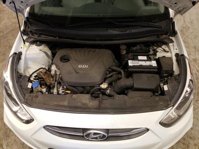 KMHCT5AE2HU315023 - 2017 HYUNDAI ACCENT SE WHITE photo 11