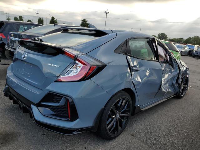 SHHFK7H48MU202661 - 2021 HONDA CIVIC SPORT GRAY photo 3