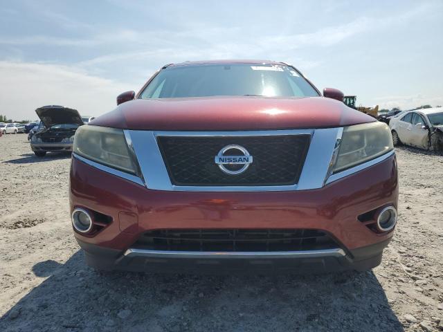 5N1AR2MN6EC650089 - 2014 NISSAN PATHFINDER S RED photo 5