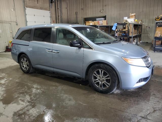5FNRL5H64BB042213 - 2011 HONDA ODYSSEY EXL BLUE photo 4
