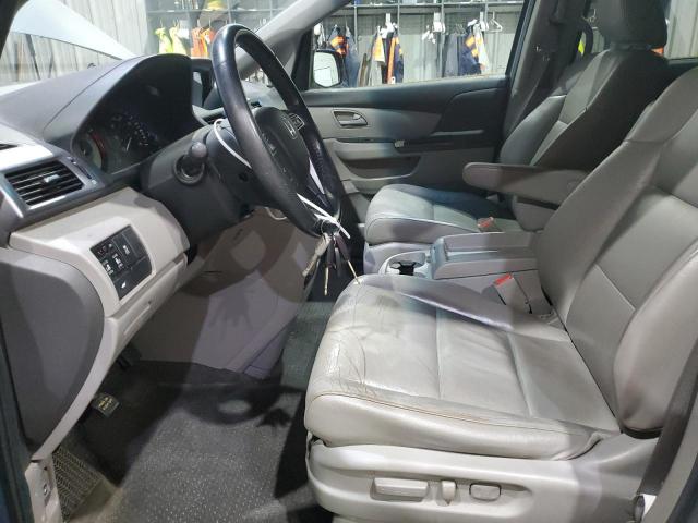 5FNRL5H64BB042213 - 2011 HONDA ODYSSEY EXL BLUE photo 7