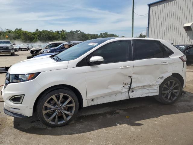 2FMPK4AP4JBC10740 - 2018 FORD EDGE SPORT WHITE photo 1