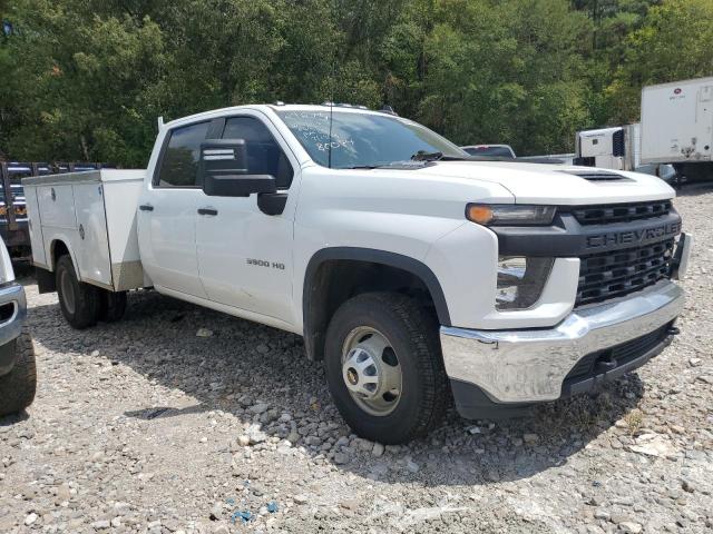 1GB4YSEY4MF128723 - 2021 CHEVROLET SILVERADO K3500 WHITE photo 4