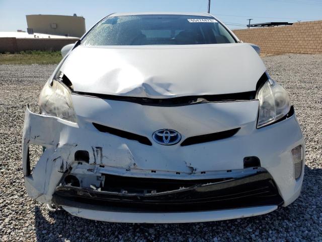 JTDKN3DU3D1695874 - 2013 TOYOTA PRIUS WHITE photo 5