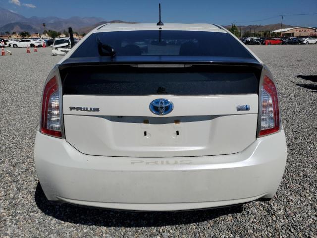 JTDKN3DU3D1695874 - 2013 TOYOTA PRIUS WHITE photo 6