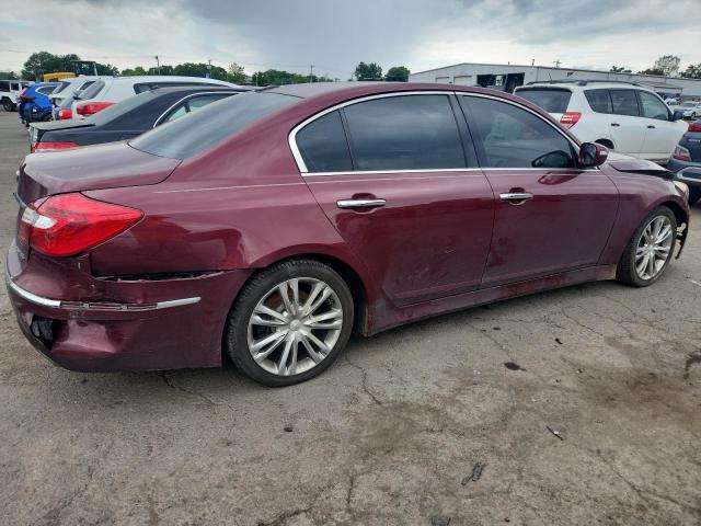 KMHGC4DD7CU195212 - 2012 HYUNDAI GENESIS 3.8L BURGUNDY photo 3