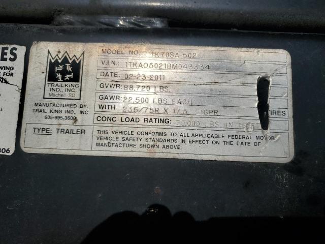 1TKA05021BM043334 - 2021 UTILIMASTER ALL MODELS Черный фото 10