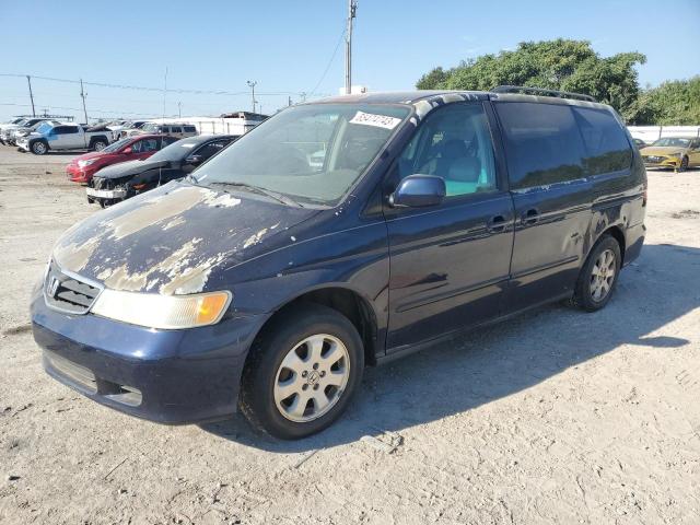 5FNRL188X4B106977 - 2004 HONDA ODYSSEY EX BLUE photo 1