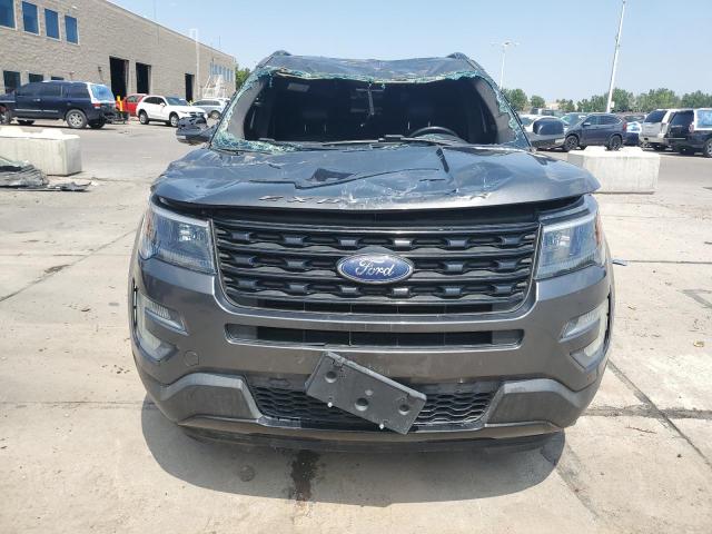 1FM5K8GT6GGC40908 - 2016 FORD EXPLORER SPORT GRAY photo 5