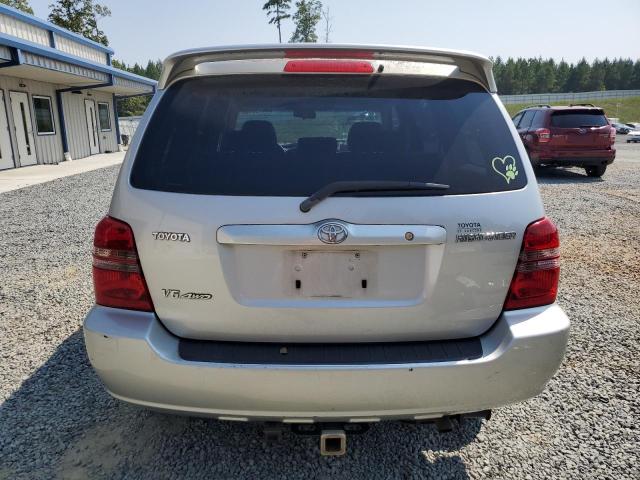 JTEHF21A610004099 - 2001 TOYOTA HIGHLANDER SILVER photo 6