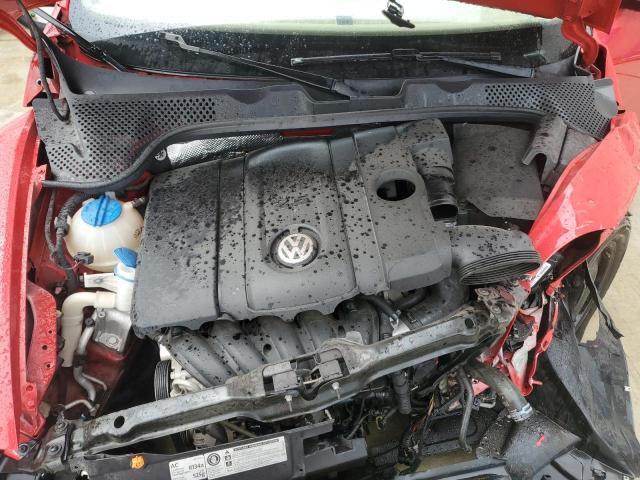 3VWJX7AT0DM607856 - 2013 VOLKSWAGEN BEETLE RED photo 11