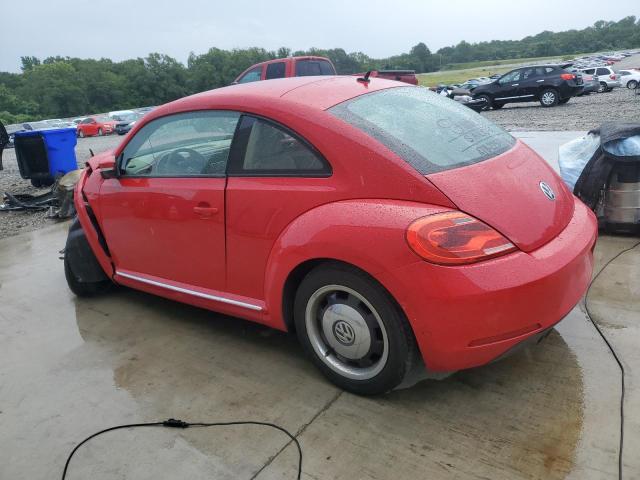 3VWJX7AT0DM607856 - 2013 VOLKSWAGEN BEETLE RED photo 2