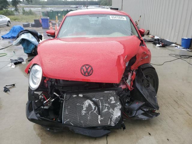 3VWJX7AT0DM607856 - 2013 VOLKSWAGEN BEETLE RED photo 5