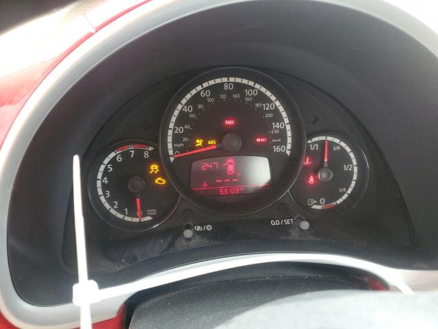 3VWJX7AT0DM607856 - 2013 VOLKSWAGEN BEETLE RED photo 9