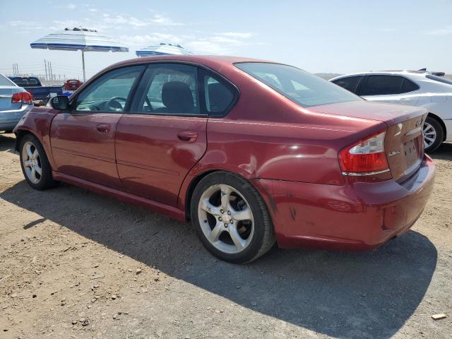 4S3BL616997217475 - 2009 SUBARU LEGACY 2.5I MAROON photo 2