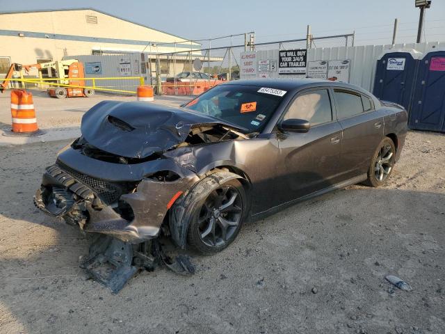 2C3CDXHG0JH207064 - 2018 DODGE CHARGER SXT PLUS GRAY photo 1