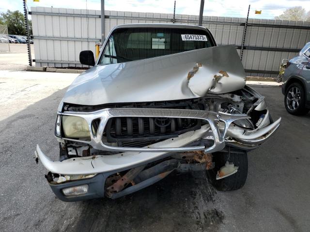 5TESN92N04Z449496 - 2004 TOYOTA TACOMA XTRACAB PRERUNNER ვერცხლისფერი ფოტო 5