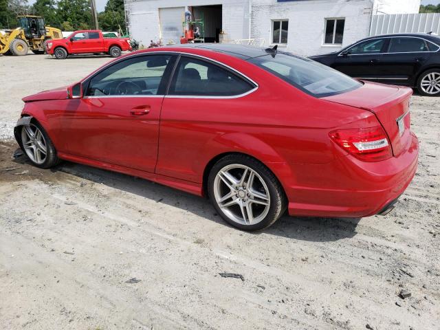 WDDGJ4HB9DG030433 - 2013 MERCEDES-BENZ C CLASS 250 RED photo 2