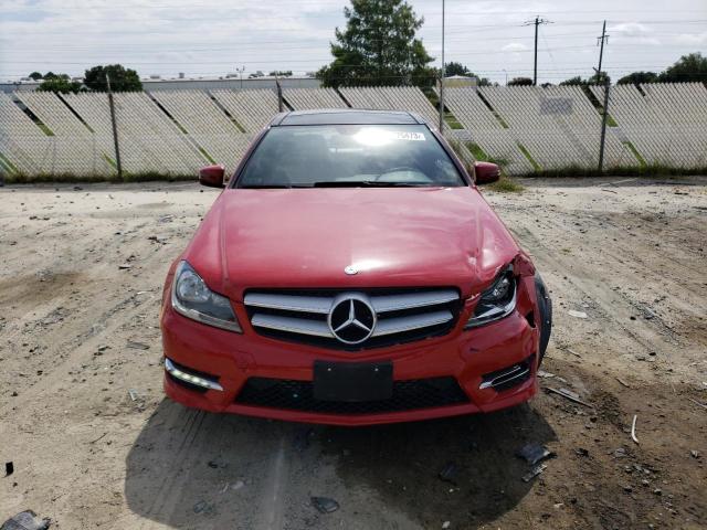 WDDGJ4HB9DG030433 - 2013 MERCEDES-BENZ C CLASS 250 RED photo 5